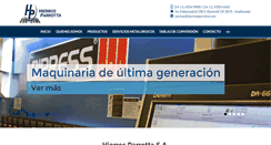 Desktop Screenshot of hierrosparrotta.com