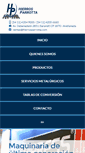 Mobile Screenshot of hierrosparrotta.com